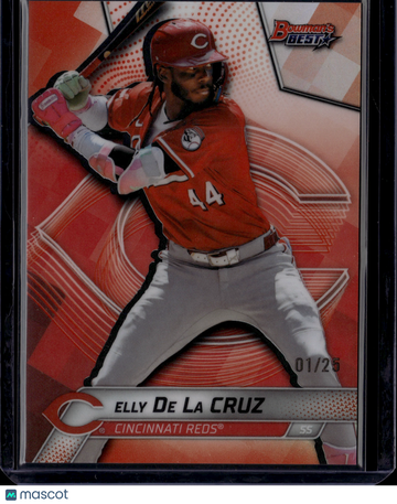 2025 Topps Bowman's Best Elly De La Cruz #37 Red /25