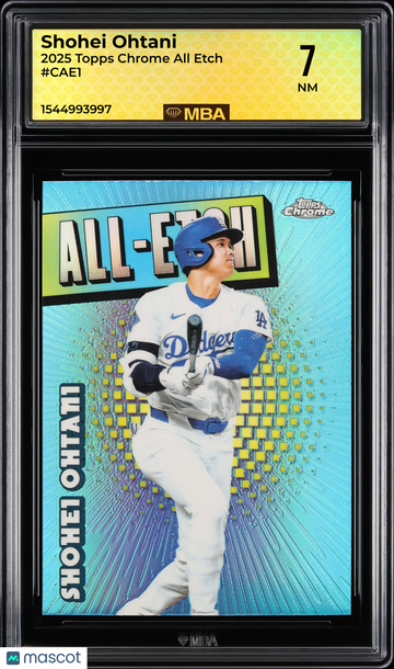 2025 Topps Chrome All Etch Shohei Ohtani #CAE1 MBA 7