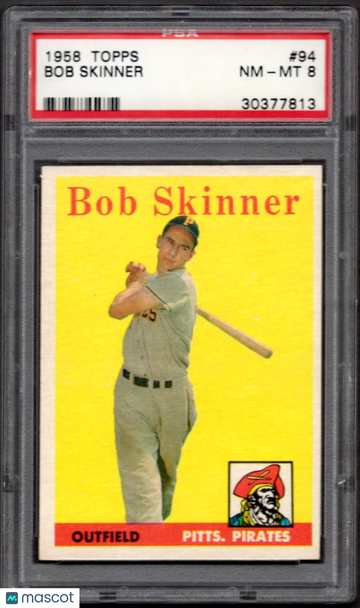1958 Topps Bob Skinner #94 PSA 8