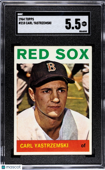 1964 Topps Carl Yastrzemski #210 SGC 5.5