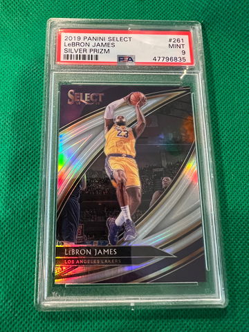 2019 select Lebron James courtside silver psa 9 rare🔥🔥