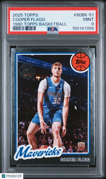 2025 Topps 1980-81 Topps Basketball Cooper Flagg #80BK-51 PSA 9