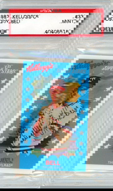 1982 Kellogg's Buddy Bell #33 PSA 9 P1339