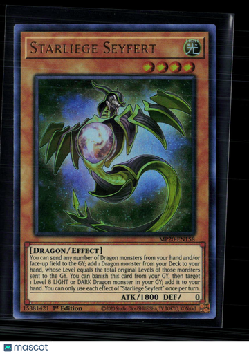 Yu-Gi-Oh! TCG 2020 Tin of Lost Memories Starliege Seyfert 1st Edition
