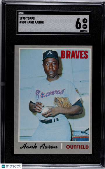 1970 Topps Hank Aaron #500 SGC 6