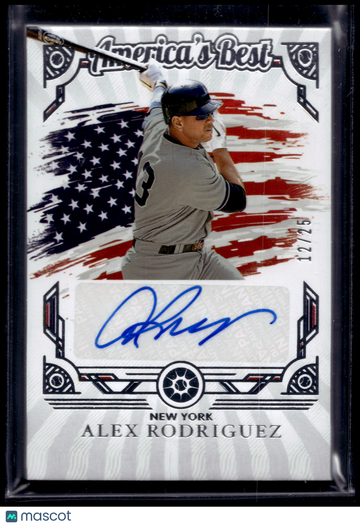 2025 Panini Boys of Summer Baseball America's Best Alex Rodriguez #ABS-ARO /25