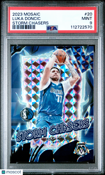 2023 Panini Mosaic Storm Chasers Luka Doncic #20 PSA 9