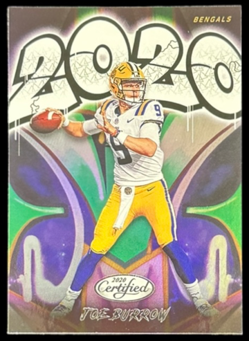 2020 Certified Joe Burrow Graffiti Rookie #2020-JB