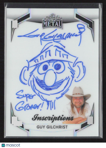 2025 Leaf Metal Inscriptions Guy Gilchrist Sketch Inscribed 147/199 #SA-GG1
