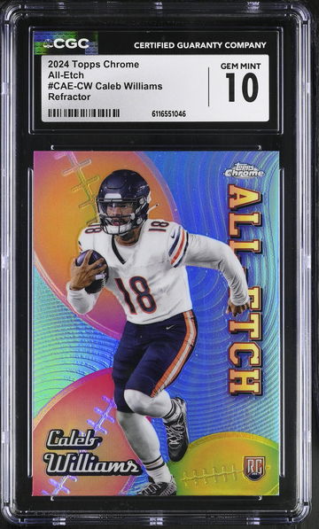 2024 Topps Chrome #CAE-CW Caleb Williams All-Etch CGC 10