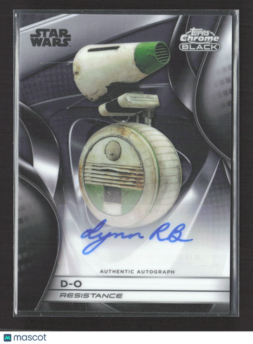 2021 Topps Star Wars Chrome Black Lynn Robertson Bruce Authentic Autograph #CB-LRB