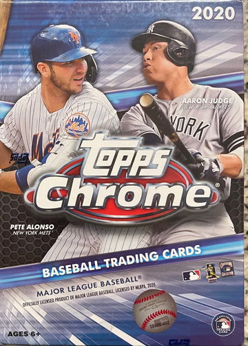 2020 Topps chrome baseball blaster box Yordan Alvarez RC Luis Robert