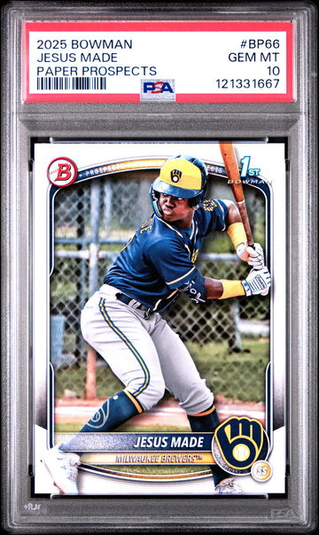 2025 Bowman Jesus Made #BP-66 PSA 10