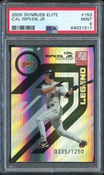 2005 Donruss Elite #153 /1250 Cal Ripken PSA 10 