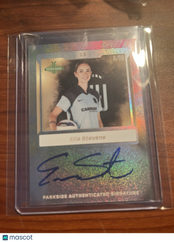 2025 Parkside NWSL Series 1 Ella Stevens Shimmer Autograph