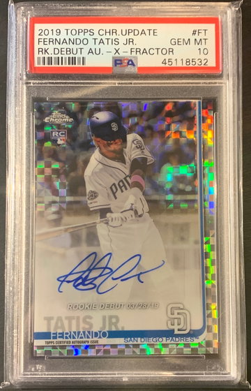 Fernando Tatis x tractor Rookie Auto /125