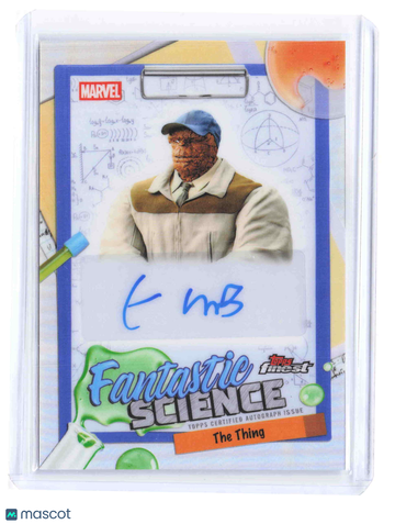 2026 Topps Finest Fantastic Four 65th Anniversary The Thing Fantastic Science Autograph Card Topps Certified Autograph I