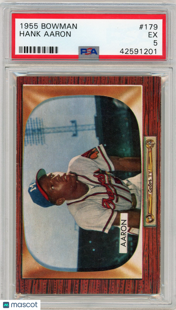 1955 Bowman Hank Aaron #179 PSA 5