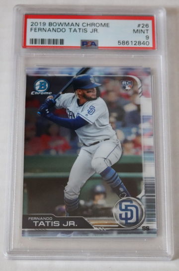 2019 Bowman Chrome Fernando Tatis Jr PSA 9