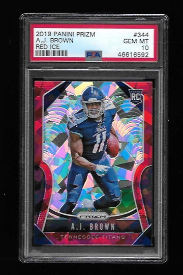 2019 PRIZM A J BROWN RED ICE