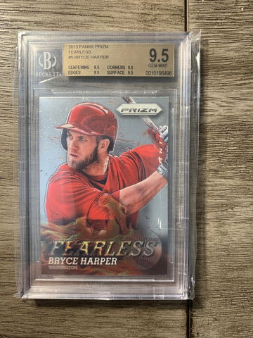 2013 Panini Prizm “Fearless” Bryce Harper (BGS 9.5)