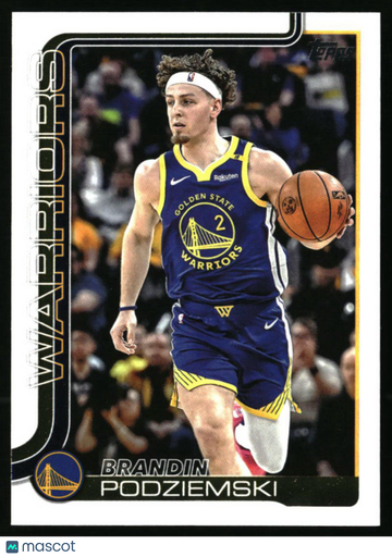 2025-26 Topps Brandin Podziemski #141 Golden State Warriors