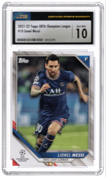 2021-22 Topps UEFA Campions Leauge Lionel Messi 10