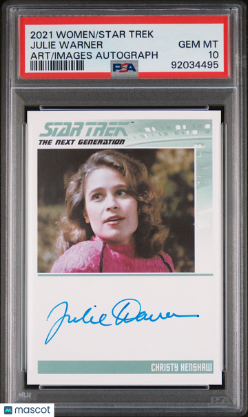 2021 Women Of Star Trek Art And Images Autograph Julie Warner PSA 10