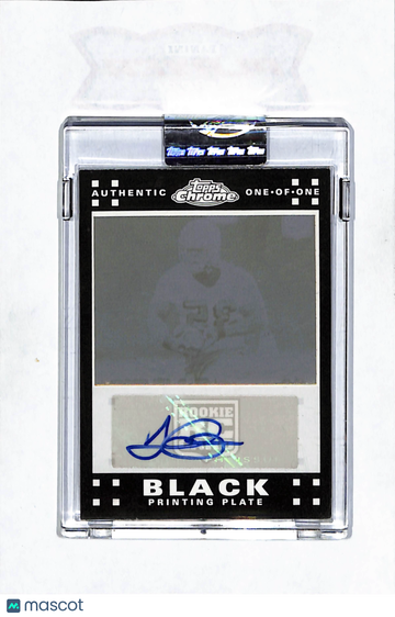 2007 Topps Chrome Thomas Clayton #TC198 Black Printing Plate Printing Plate