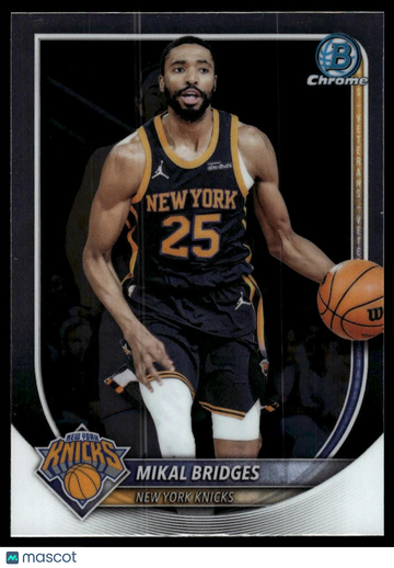 2025-26 Bowman Mikal Bridges #BCV-152 Chrome