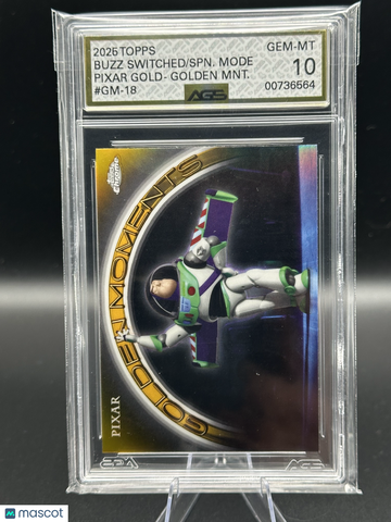 2025 Topps Chrome Pixar GOLD AGS 10