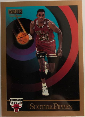 1990-91 Skybox NBA - Scottie Pippen #46 - Chicago Bulls - Near Mint