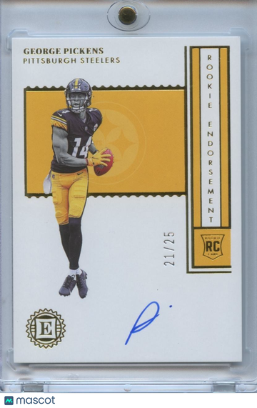 2022 Panini Encased George Pickens Rookie Panini Authentic