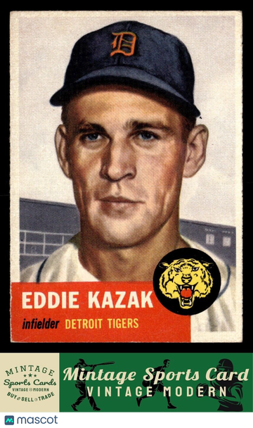1953 Topps Eddie Kazak #194