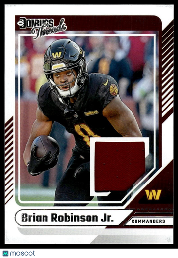 2024 Donruss Brian Robinson Jr. #DTH-BRJ Donruss Threads MEM