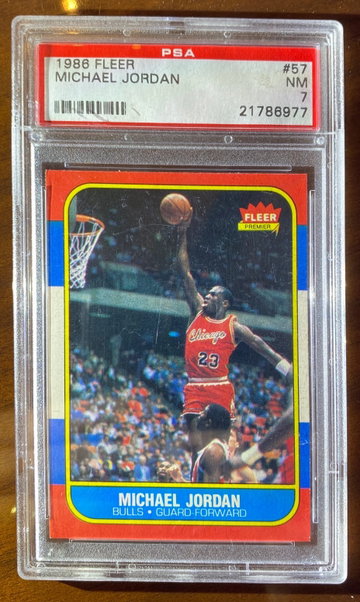Michael Jordan 1986 Fleer