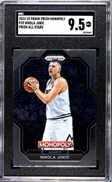 2022-23 Panini Prizm Monopoly All-Stars Nikola Jokic #PS9 SGC 9.5