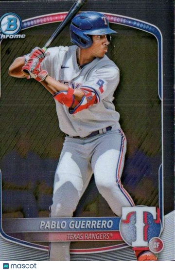 2025 Bowman - Chrome Prospects Pablo Guerrero #BCP-144