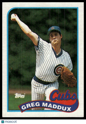 1989 Topps Greg Maddux #240