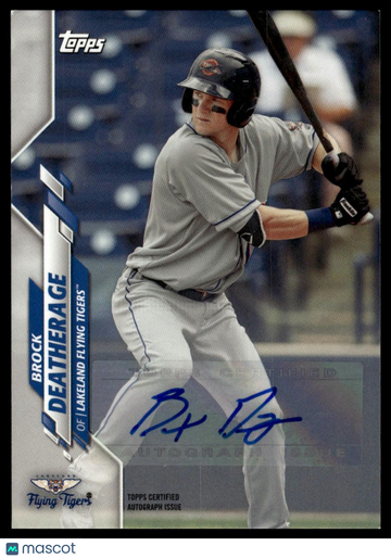 2020 Topps Pro Debut Brock Deatherage #PD-15 Autographs AU