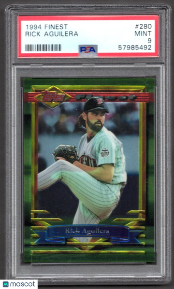 1994 Finest Rick Aguilera #280 PSA 9