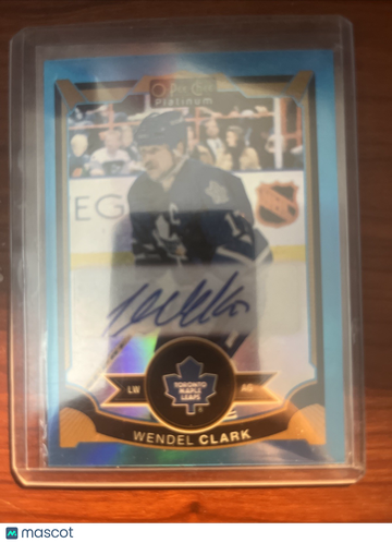2015-16 O-Pee-Chee Platinum Wendel Clark #WC Rainbow Upper Deck