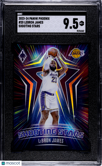 2023 Panini Phoenix LeBron James #20 Shooting Stars SGC 9.5