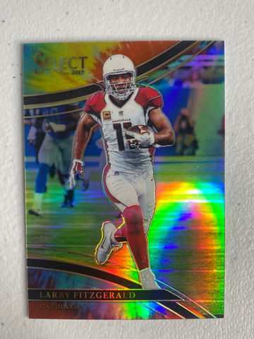 2017 Panini Select Larry Fitzgerald Field Level Tie-Dye Prizm /25 #234 