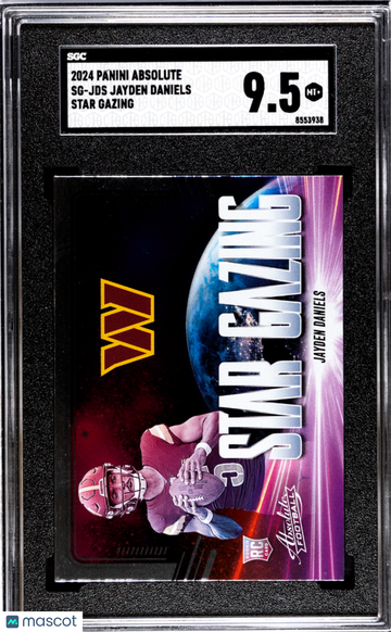 2024 Panini Absolute Jayden Daniels #SG-JDS Star Gazing SGC 9.5