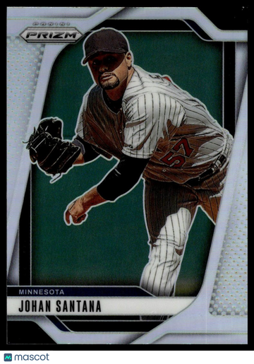 2025 Panini Prizm Baseball Johan Sanatana #28 Silver