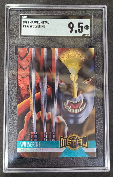 1995 Marvel Metal Wolverine SGC 9.5 #137