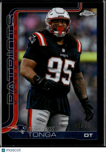 2025 Topps Chrome Khyiris Tonga #214 /10