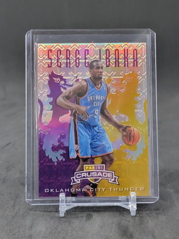2012 crusade Serge Ibaka purple gold prizm refractor sp /49
