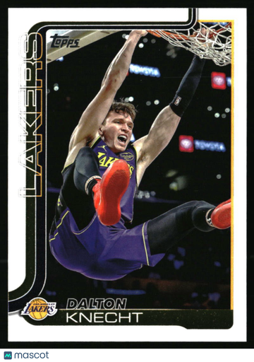 2025-26 Topps Dalton Knecht #153 Los Angeles Lakers